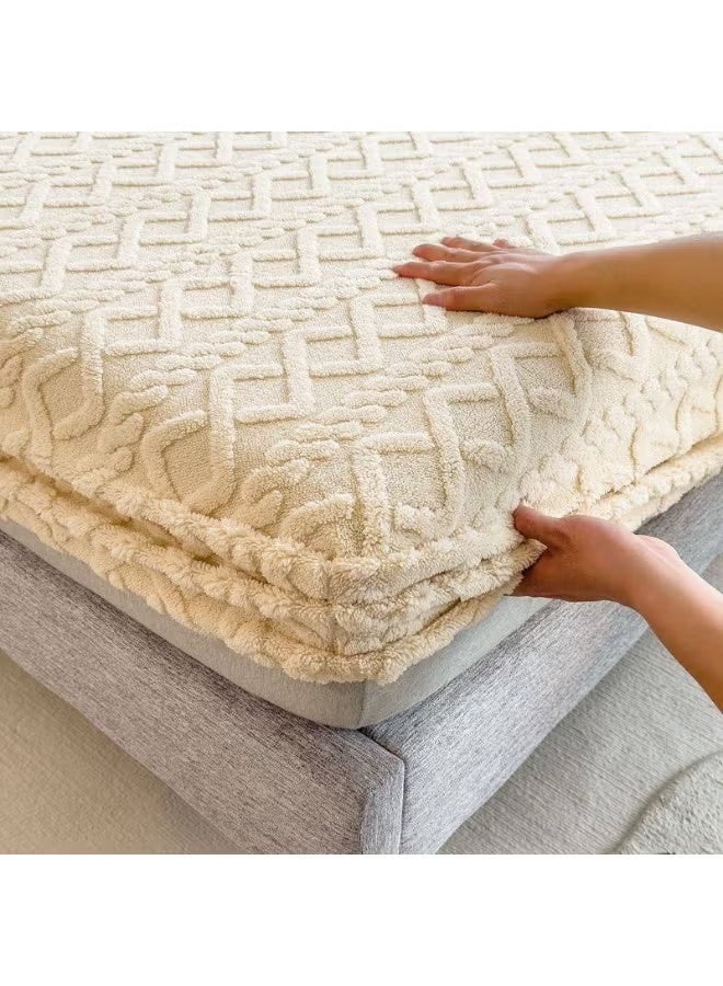 دفاية سرير من الفرو الصناعي طقم من 3 قطع مصنوع من خامة متينة مقاسات 120سم - Image 3